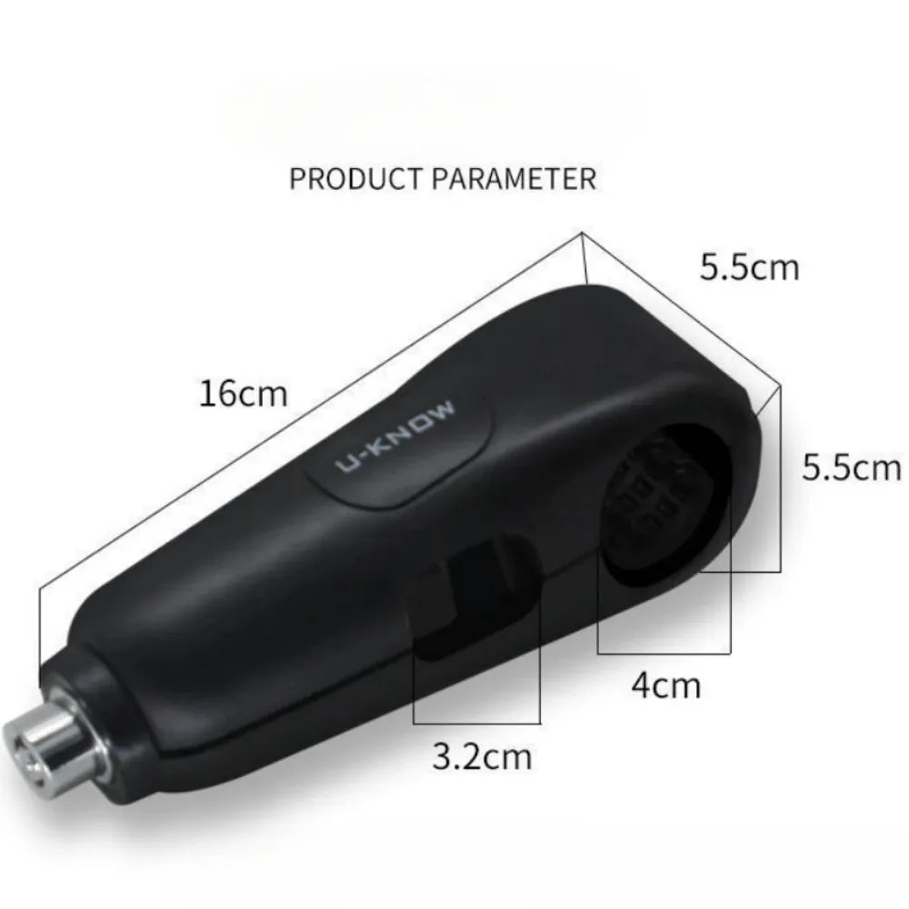 110dB Motorcycle Handlebar Alarm Lock Anti-Theft Brake and Throttle Lock for Scooter E-Bike Bicycle and Electric Vehicle