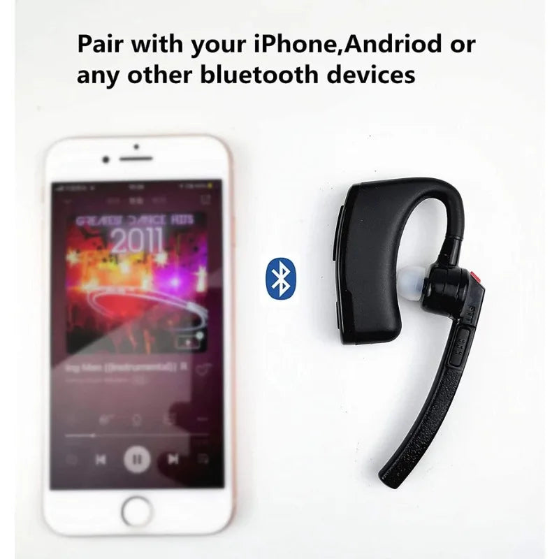 Bluetooth Earpiece Headset with PTT MIC for Moto CP200 CP200D CP185 CLS1410 CLS1110 BRP40 DTR650 RDU2020 RDU4100 Yaesu FT-4XR